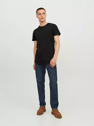 JACK & JONES | T-Shirt JJENOA | schwarz