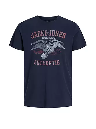 JACK & JONES | T-Shirt JJFONNE | dunkelblau