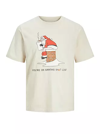 JACK & JONES | T-Shirt JJXMAS | dunkelblau