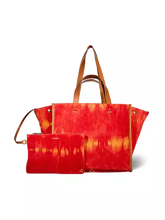 JEROME DREYFUSS | Ledertasche - Shopper LEON M | orange