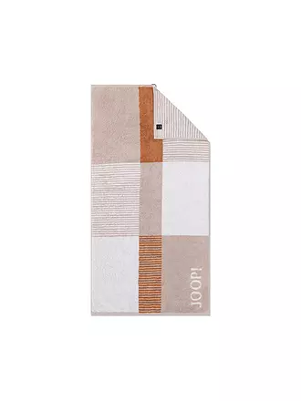 JOOP | Duschtuch 80x150cm DIVIDED SQUARES Aqua | beige