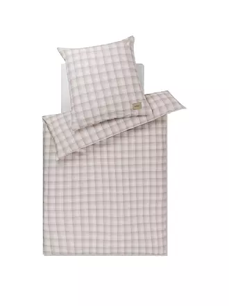 JOOP | Flanell Bettwäsche 70x90cm/140x200cm SOFT CHECKS Sand | beige