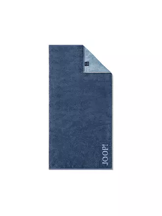 JOOP | Handtuch 50x100cm DIVEDED DOUBLEFACE Stein | dunkelblau