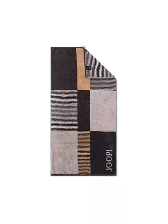 JOOP | Handtuch 50x100cm DIVIDED SQUARES  Stein | dunkelgrün