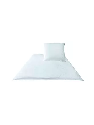 JOOP | Satin Bettwäsche Cornflower 2x 70x90cm/200x200cm Sand | weiss