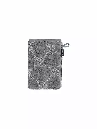 JOOP | Waschhandschuh Cornflower 16x22cm Graphit | grau