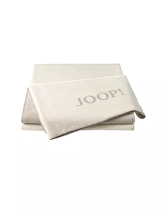 JOOP | Wohndecke UNI-DOUBLEFACE 150x200cm granat/kupfer | creme