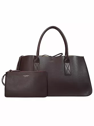 JULIA SKERGETH | Ledertasche - Shopper Large | dunkelrot