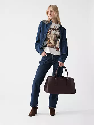 JULIA SKERGETH | Ledertasche - Shopper Large | dunkelblau