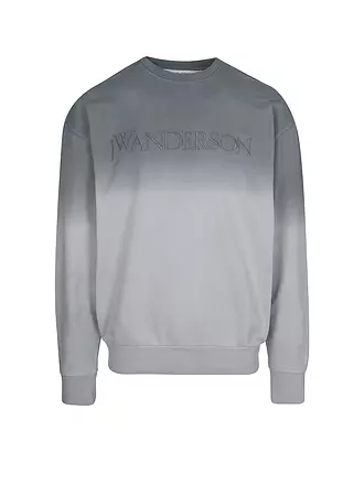 JW ANDERSON | Sweater LOGO GRADIENT SWEATER | hellgrau