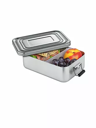 KÜCHENPROFI | Frischhaltedose - Lunchbox klein 18x12cm (Anthrazit) | silber