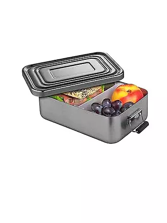 KÜCHENPROFI | Frischhaltedose - Lunchbox klein 18x12cm (Anthrazit) | silber