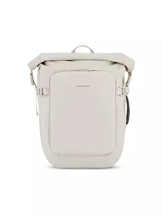 KAPTEN & SON | Rucksack LISBON, erweiterbar | beige