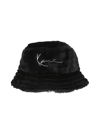 KARL KANI | Fischerhut - Bucket Hat in Felloptik | creme