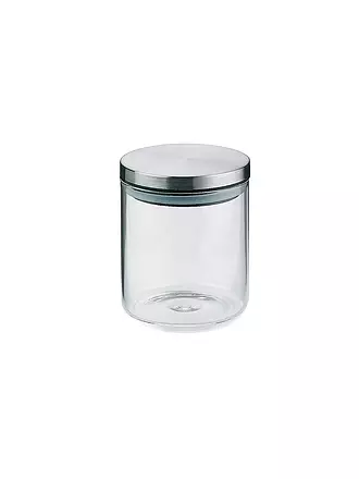 KELA | Vorratsdose BAKER 0,6l Glas / Edelstahl | transparent