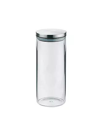 KELA | Vorratsdose BAKER 1,3l Glas / Edelstahl | 