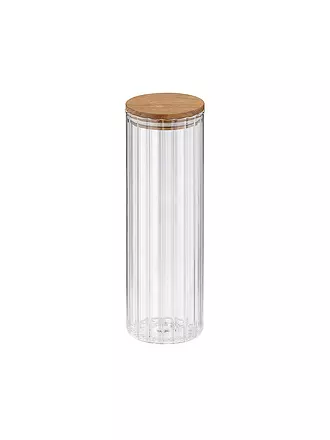 KELA | Vorratsdose DOROTHEA 1,5l Glas / Ahorn | transparent