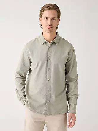 KNOWLEDGE COTTON APPAREL | Hemd Regular Fit | olive