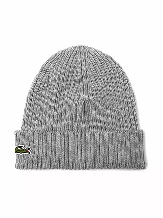 LACOSTE | Mütze - Beanie | grau