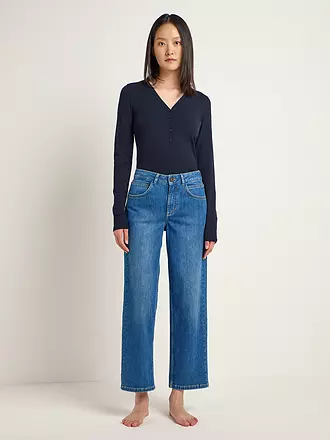 LANIUS | Jeans Relaxed Fit 7/8 | blau