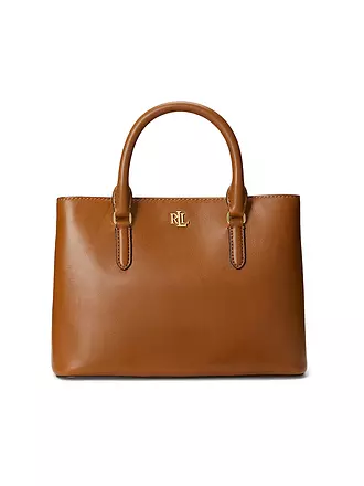 LAUREN RALPH LAUREN | Ledertasche - Henkeltasche MARCY 26 Small | dunkelrot