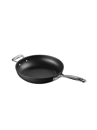 LE CREUSET | Aluminium-Antihaft hohe Pfanne mit Gegengriff 28cm/3,2l | schwarz