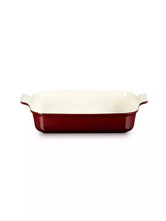 LE CREUSET | Auflaufform Tradition 32x24cm 4l Ofenrot | dunkelrot