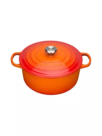 LE CREUSET | Bräter rund "Signature" 20cm/2,4l (Ofenrot) | 