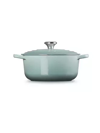 LE CREUSET | Bräter rund SIGNATURE 20cm/2,4l Garnet | hellgrau