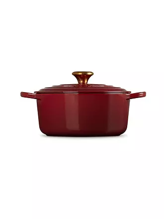 LE CREUSET | Bräter rund SIGNATURE 24cm Garnet | gelb