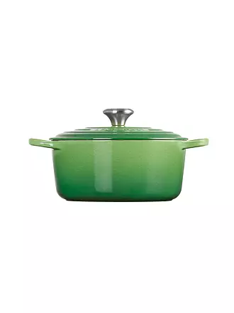 LE CREUSET | Bräter rund SIGNATURE 24cm/4,2l Garnet | grün