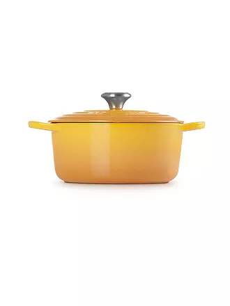 LE CREUSET | Bräter rund SIGNATURE 24cm/4,2l Garnet | gelb