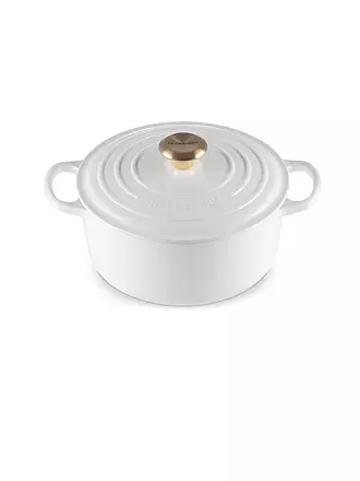 LE CREUSET | Bräter rund Signature 20cm/4,2l | weiss