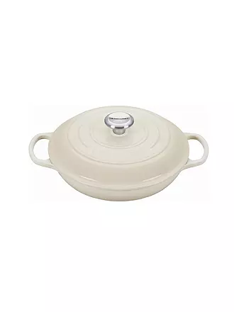 LE CREUSET | Gourmet Profitopf 30cm/3,5l SIGNATURE Azure | creme