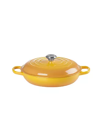 LE CREUSET | Gourmet Profitopf 30cm/3,5l SIGNATURE Azure | gelb