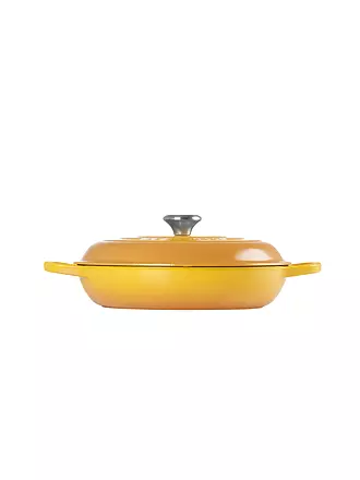 LE CREUSET | Gourmet Profitopf SIGNATURE 30cm/3,2l Garnet | gelb