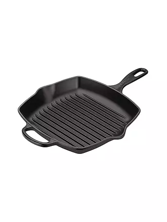 LE CREUSET | Grillpfanne quadratisch SIGNATURE 26x26cm Garnet | schwarz