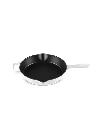 LE CREUSET | Hohe Brat- und Servierpfanne aus Gusseisen 26cm SIGNATURE White | 