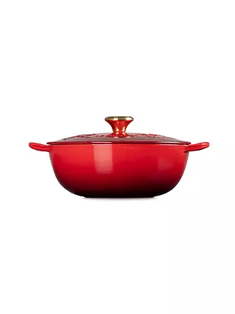 LE CREUSET | Kochtopf mit Deckel 26cm/4,1l LA MARMITE HOLLY Kirschrot | rot