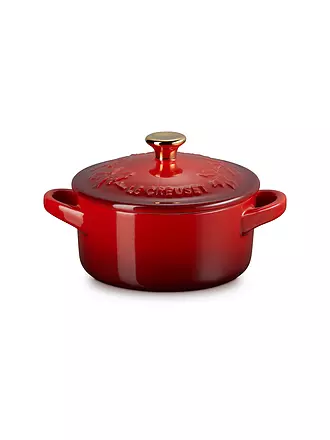 LE CREUSET | Mini Cocotte mit Deckel 10cm HOLLY Artichaut | rot