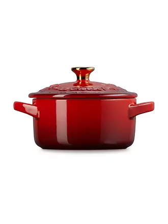 LE CREUSET | Mini Cocotte mit Deckel 10cm HOLLY Kirschrot | rot