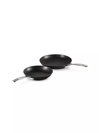 LE CREUSET | Pfannen Set 24 cm / 28cm Antihaft Schwarz | schwarz