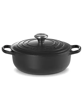 LE CREUSET | Sauteuse SIGNATURE 24cm Schwarz | schwarz