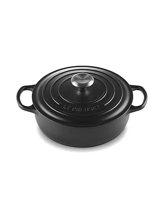 LE CREUSET | Sauteuse SIGNATURE 24cm Schwarz | schwarz