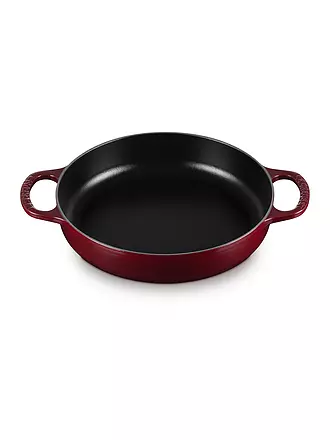 LE CREUSET | Servierpfanne 28cm EVERY DAY PAN SIGNATURE Schwarz | dunkelrot