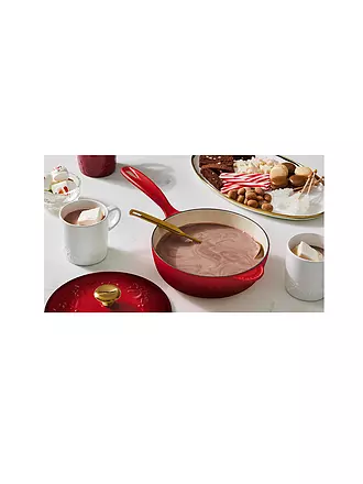 LE CREUSET | Stielkasserolle mit Deckel 21cm HOLLY Artichaut | rot