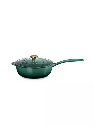 LE CREUSET | Stielkasserolle mit Deckel 21cm HOLLY Cotton | dunkelgrün