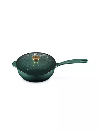 LE CREUSET | Stielkasserolle mit Deckel 21cm HOLLY Cotton | dunkelgrün