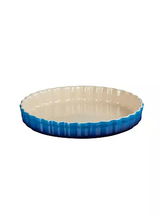 LE CREUSET | Tarteform 28cm/2,1l POTERIE Azure | dunkelrot