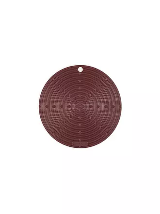 LE CREUSET | Topflappen rund  Klassic 20,5cm Garnet | creme